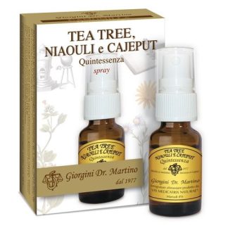 Tea Tree Niaouly e Cajeput Quintessenza 15ml Spray – Dr. Giorgini