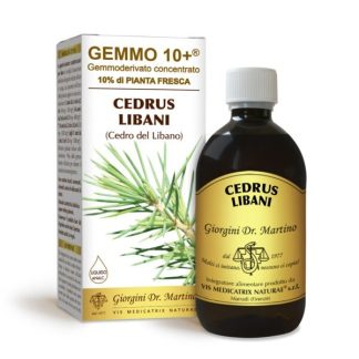 Gemmo 10+ Cedro del Libano (Cedrus Libani) gemmoderivato analcolico 500ml dr.Giorgini