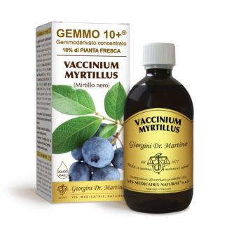 Gemmo 10+ Mirtillo nero (Vaccinium myrtillus) gemmoderivato 500ml – dr.Giorgini