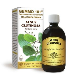 Gemmo 10+ Ontano nero (Alnus glutinosa) gemmoderivato 500ml dr.Giorgini