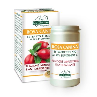 Rosa Canina estratto titolato 100g ricco in vitamina C dr. Giorgini