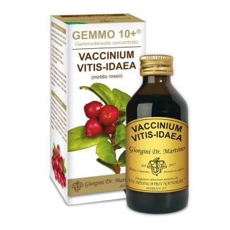 Gemmo 10+ Mirtillo rosso (Vaccinium vitis-idaea) gemmoderivato 100ml – dr.Giorgini