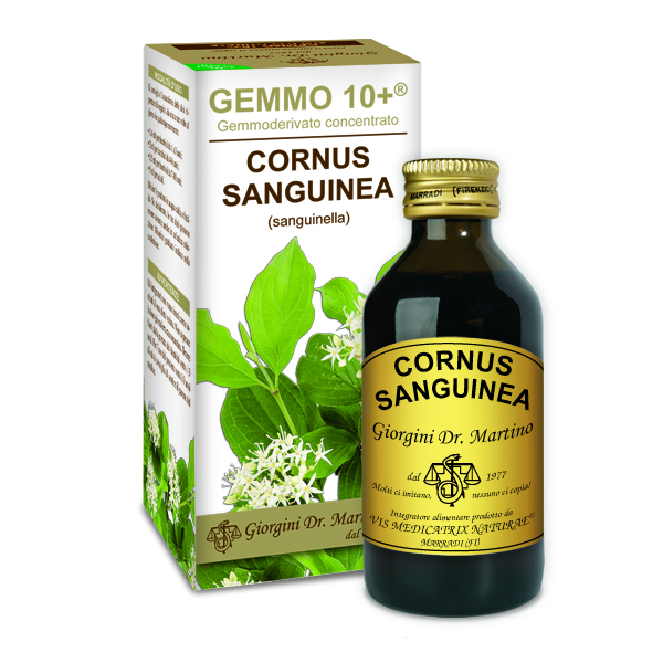 Gemmo 10+ sanguinella (Cornus sanguinea) gemmoderivato 100ml – dr.Giorgini
