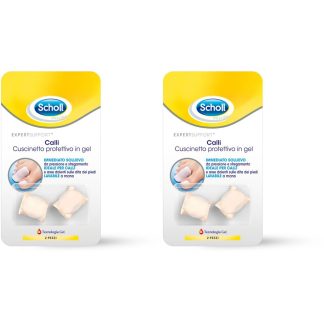 Scholl Cuscinetto Protettivo in Gel per Calli, Confezione da 2 Pezzi Set da 2