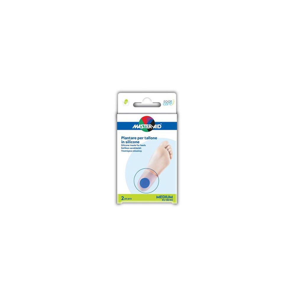 Talloniera In Due Tipologie Di Silicone Master-Aid Footcare Medium 2 Pezzi F3