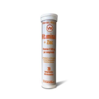 Ynsadiet Vitamin C + Zinc 20 Comp Effervescent
