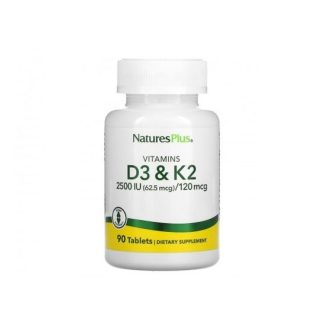 Natures Plus Vitamina D3 2500Ui Vitamina K2 120mcg 90comp