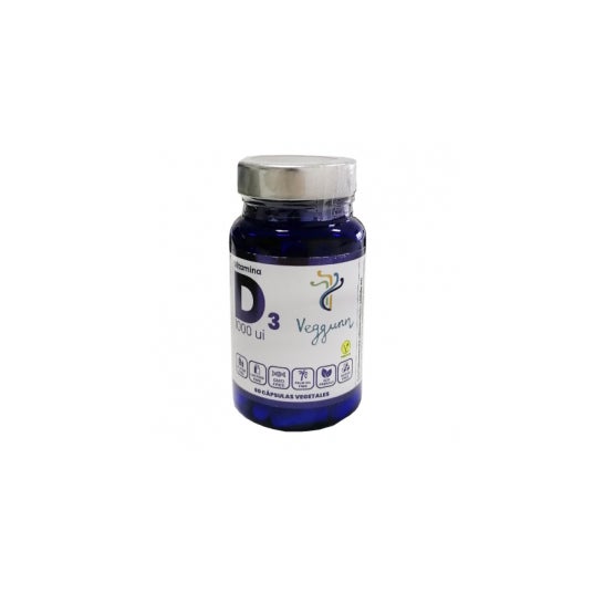 Veggunn Vitamin D3 1000UI 60 caps