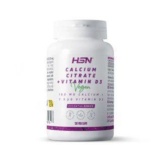 HSN Citrato de Calcio + Vitamina D3 150mg Calcio/300UI 120vcaps