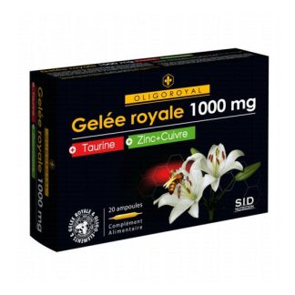 SID Nutrition - Royal Jelly Oligoroyal 1000mg + Taurine + Zinc-Copper 20 ampoules