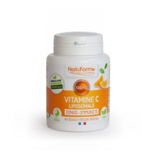 Nat&Form Vitamin C Liposomal Vegan 500mg 60 Capsules