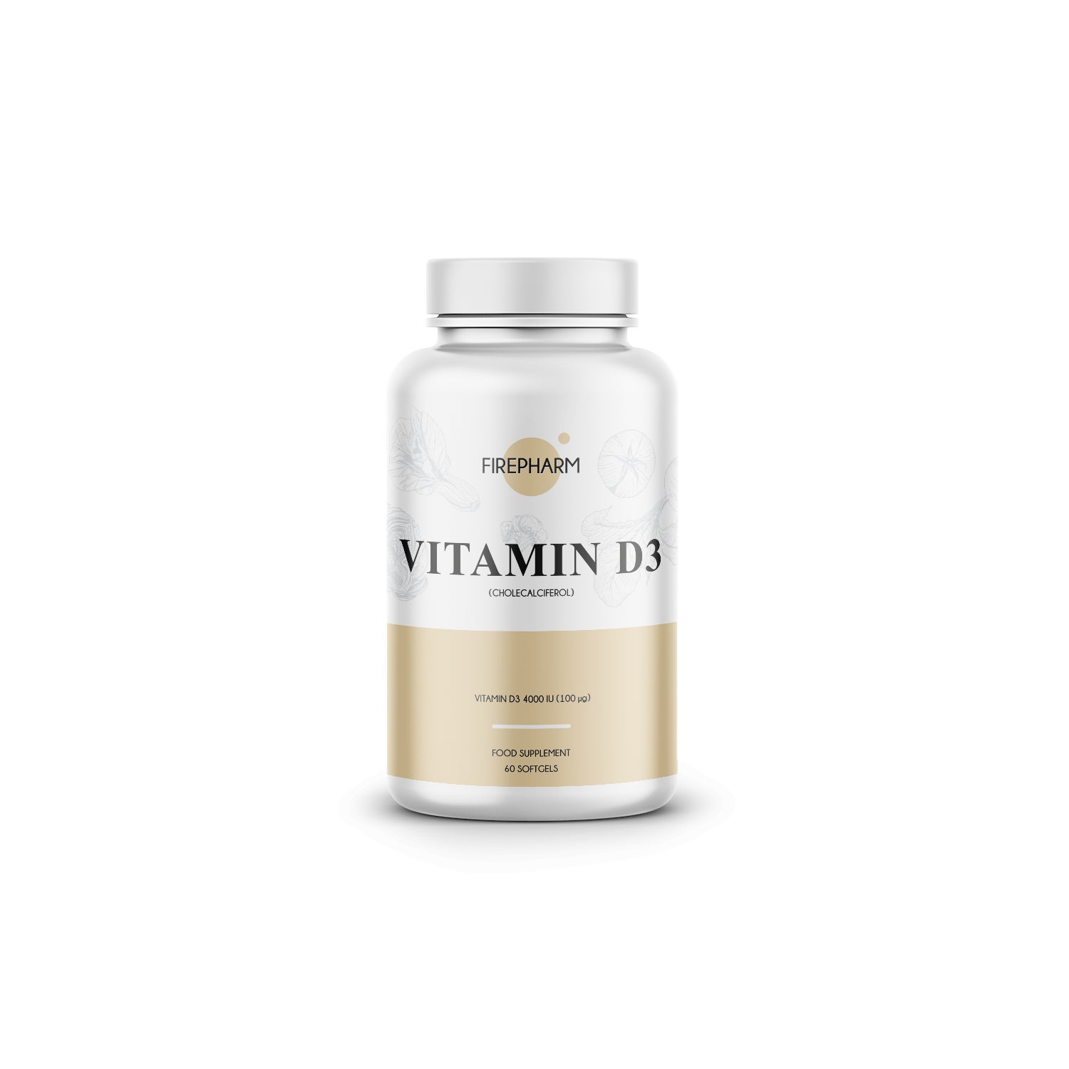 Fire Nutrition Firepharm Vitamina D3 60 Perlas