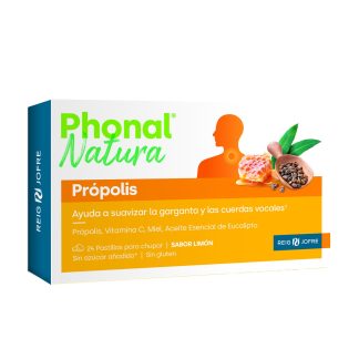 Forte Propolis 24 Tablets With Honey And Vitamin C Lemon Flavor