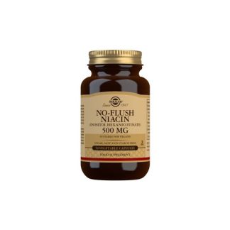 Solgar Niacin Non-Ruborizing 500mg 50caps. Vegetables