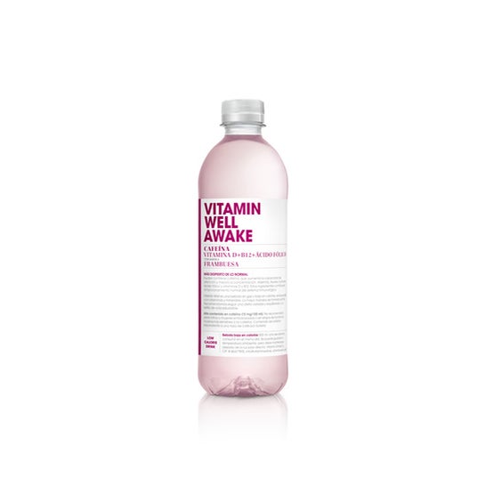 Vitamin Well Awake Bebida Vitaminada Frambuesa 500ml