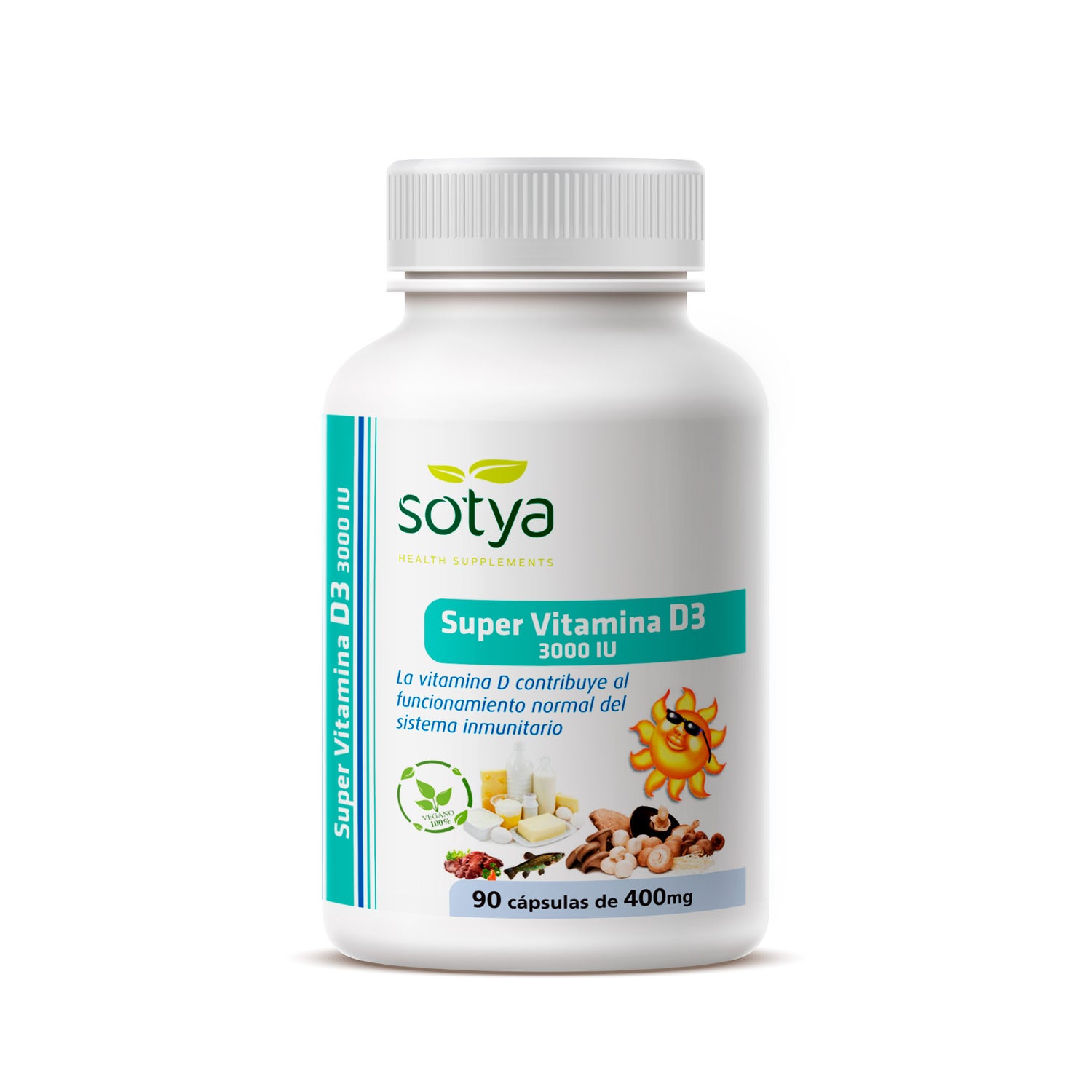 Sotya Super Vitamin D3 3000Ui 400mg 90caps