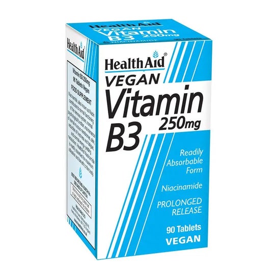 HealthAid Vitamin B3 (Niacinamide) 250mg 90comp