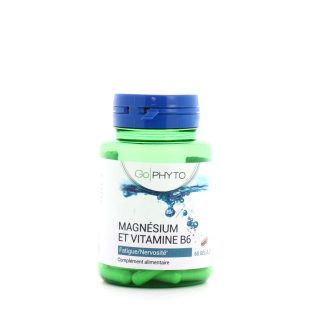 Go Phyto Magnesium and Vitamin B6 60 Capsules