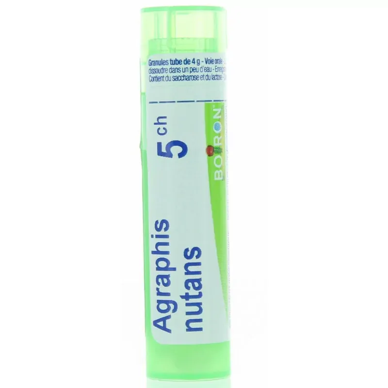Boiron Agraphis Nutans 5CH tube granules