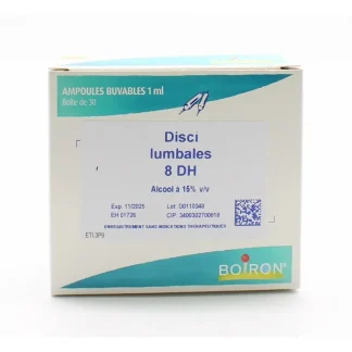 Boiron Disci Lumbales 8DH Ampoules Buvables 30X1ml