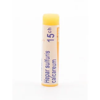 Boiron Hepar Sulfuris Calcareum 15ch Tube Unidose