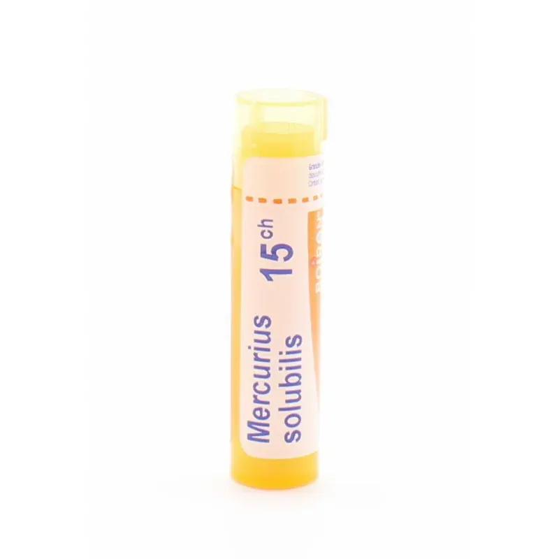 Boiron Mercurius Solubilis 15CH Tube Granules