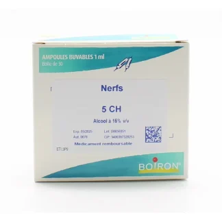 Boiron Nerfs 5CH Ampoules Buvables 30X1ml