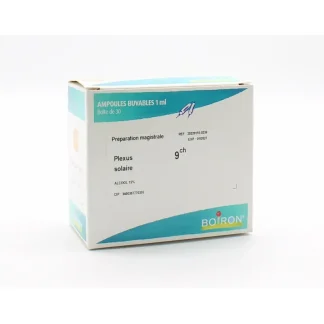 Boiron Plexus Solaire 9ch 30 ampoules