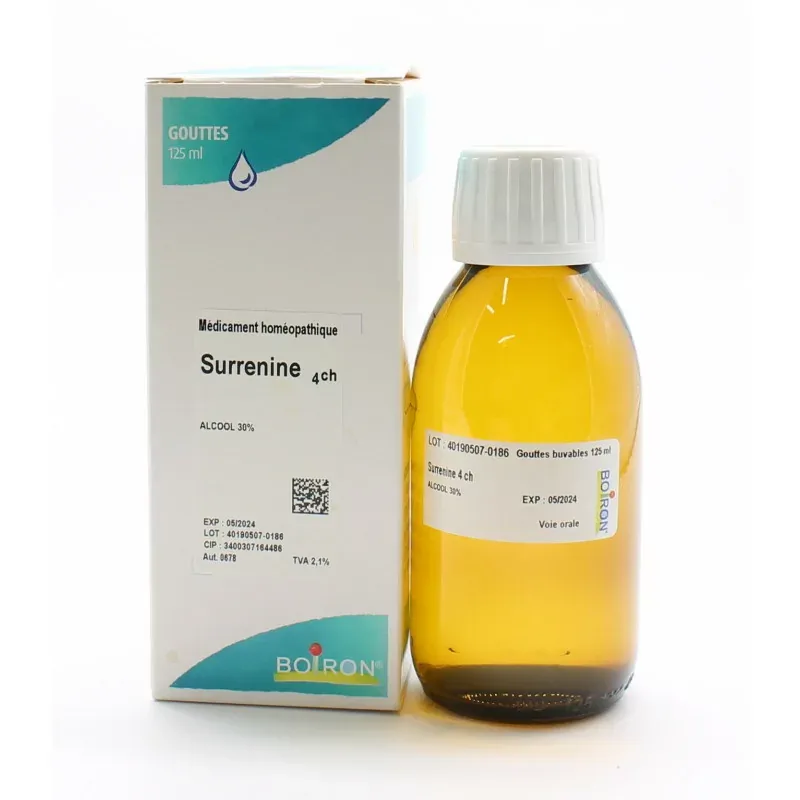 Boiron Surrenine 4ch Solution Buvable 125ml