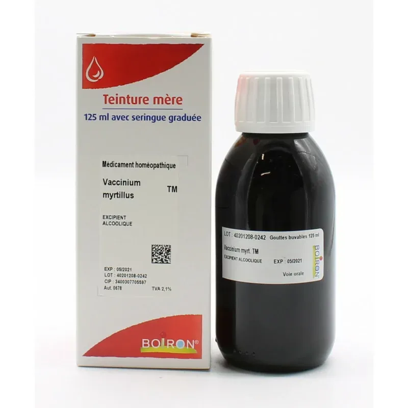 Boiron Teinture Mère Vaccinium Myrtillus 125ml