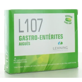 Lehning L107 Gastro-entérites Aiguës 40 comprimés