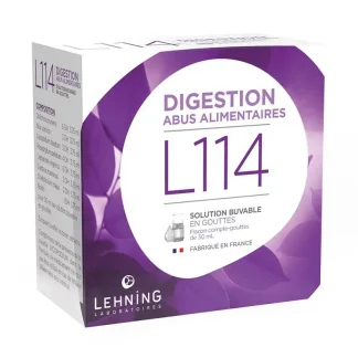Lehning L114 Digestion Abus Alimentaires 30ml