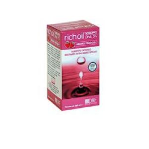 Dmf Dha Richoil Syrup 5% Strawberry Flavor 100ml