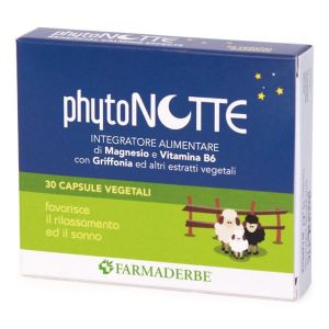 Farmaderbe Phyto Night Supplement Magnesium And Vitamins 30 Capsules
