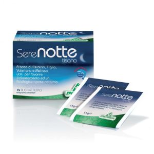 Specchiasol Serenotte Relaxing Herbal Tea 15 Sachets