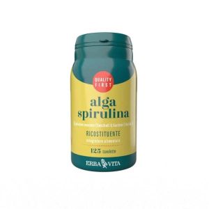 Erba Vita Spirulina Alga Restorative Supplement 125 Tablets 400 mg