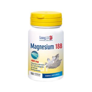 Longlife Magnesium 188mg Food Supplement 100 Tablets
