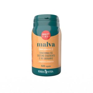 Erba Vita Mallow Digestive System And Urinary Tract Supplement 60 Capsules