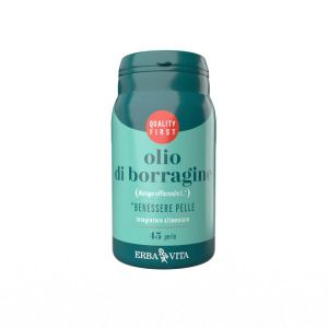 Erba Vita Borage Oil Skin Wellness Supplement 45 Pearls