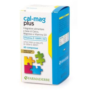 Farmaderba Cal-mag Plus Food Supplement 60 Tablets
