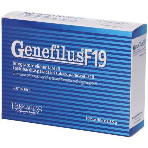 Genefilus F19 Food Supplement Of Lactic Ferments 10 Sachets