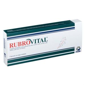 Rubrovital Immune Defense Supplement based on Lactoferrin and Zinc 7 Vials