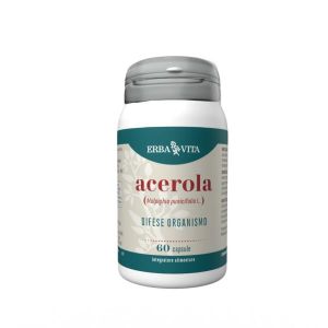 Erbavita Capsules Monoplant Acerola Food Supplement 60 Capsules
