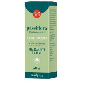 Erbavita Hydroalcoholic Tinctures Passiflora Food Supplement 50ml