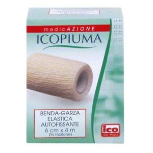 Icopiuma Self-Fixing Elastic Gauze Bandage Cm6x4mt 1 Piece