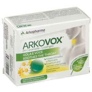 Arkovox Mint And Eucalyptus Balsamic Supplement 24 Candies