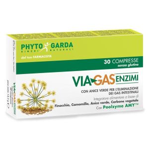 Phyto Garda Via Gas Enzymes Food Supplement 30 Tablets