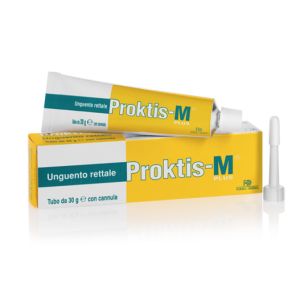 Proktis M Rectal Ointment For Fissures And Hemorrhoids 30 Grams + Cannula