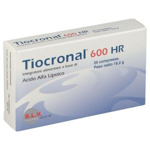 Tiocronal 600 Hr Antioxidant Supplement 20 Tablets