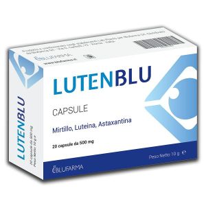 Lutenblu Food Supplement 20 Capsules 500mg